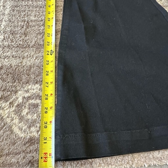 NWT Free People Venice Beach Flare Jeans High Rise Black Wash 32 - Picture 5 of 11